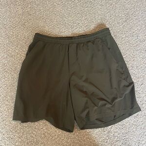 lululemon athletica Dark Green Men's Athletic Shorts
